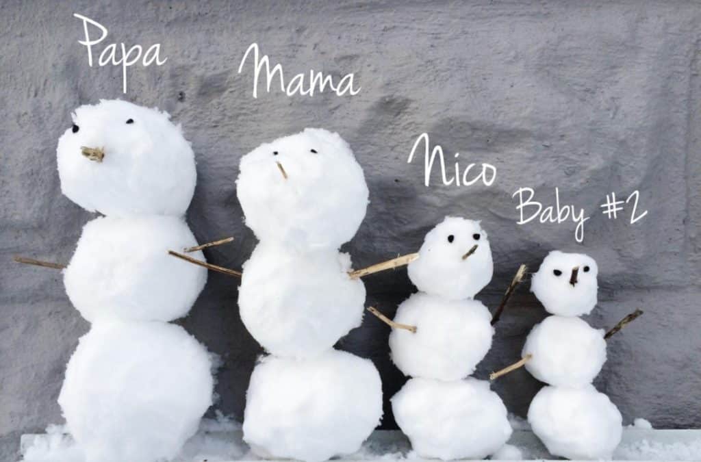 Winter-Themed Pregnancy Announcement Ideas